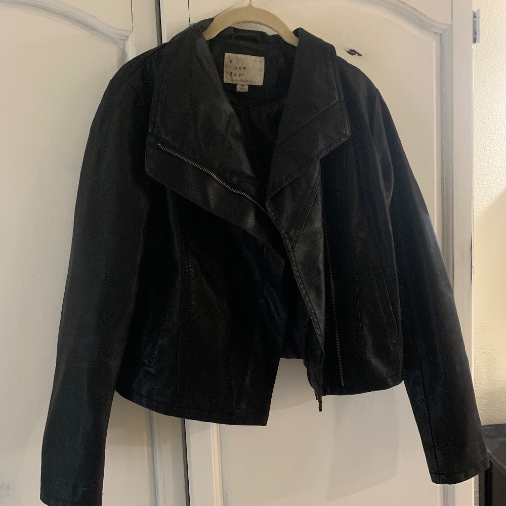 Classy Faux Leather Jacket